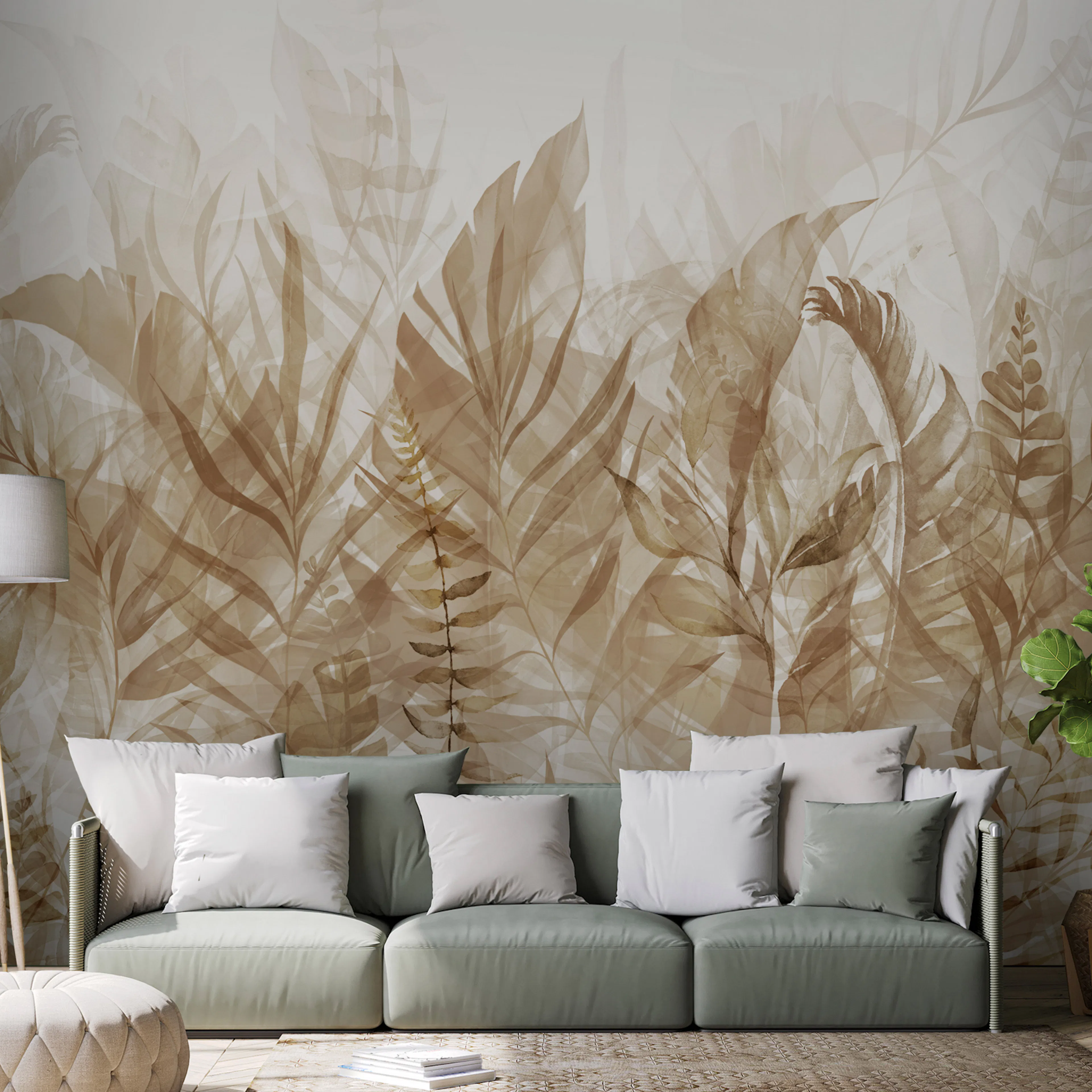 Fototapet - Magic Grove (Brown) 450x315 450x315 cm
