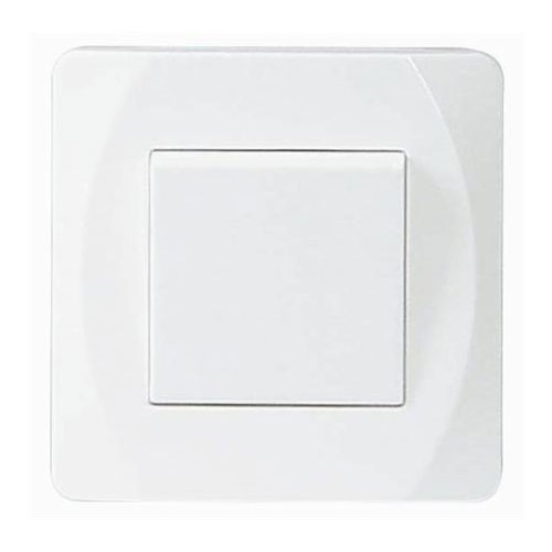 Strömbrytare Malmbergs Nova Infälld Kors Vit