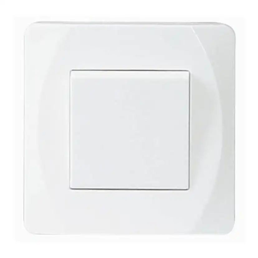 Strömbrytare Malmbergs Nova Infälld Kors Vit