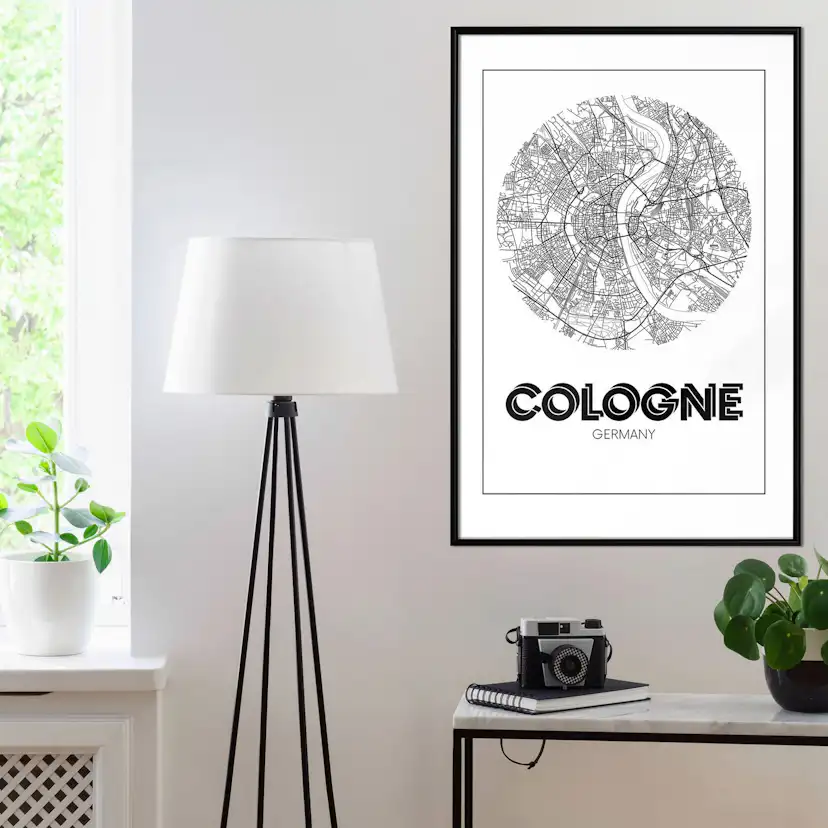 Poster Artgeist Affisch Retro Cologne