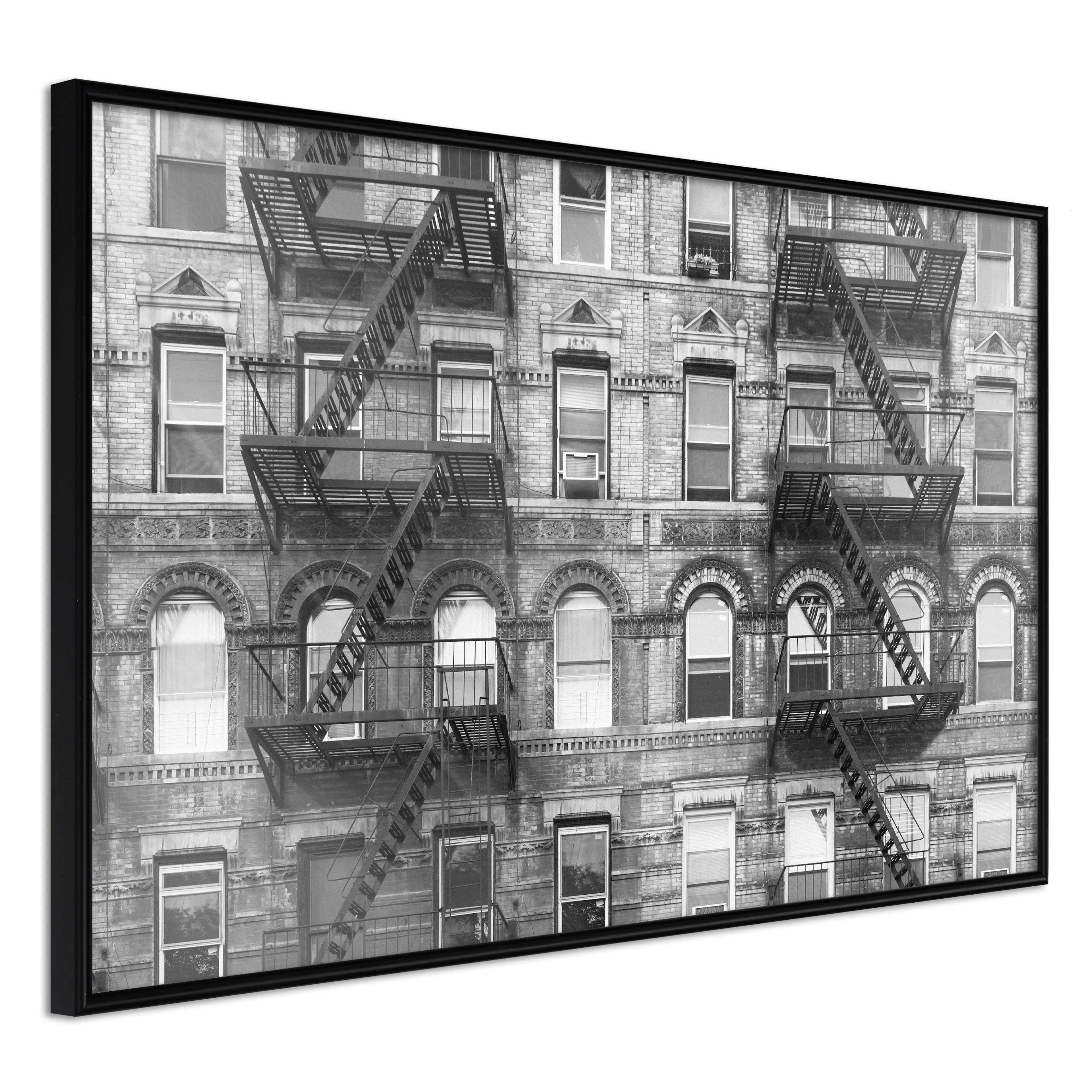 Affisch - Brick Apartment [Poster] 60x40 Svart ram, 60x40 cm