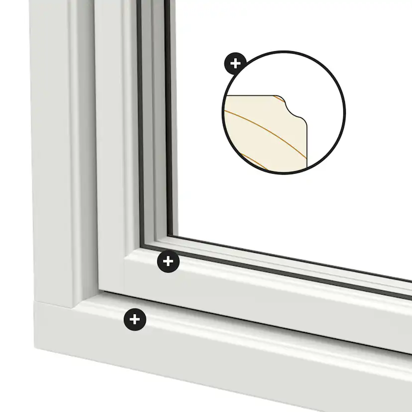 Fast Fönster NorDan NTech Aluminium