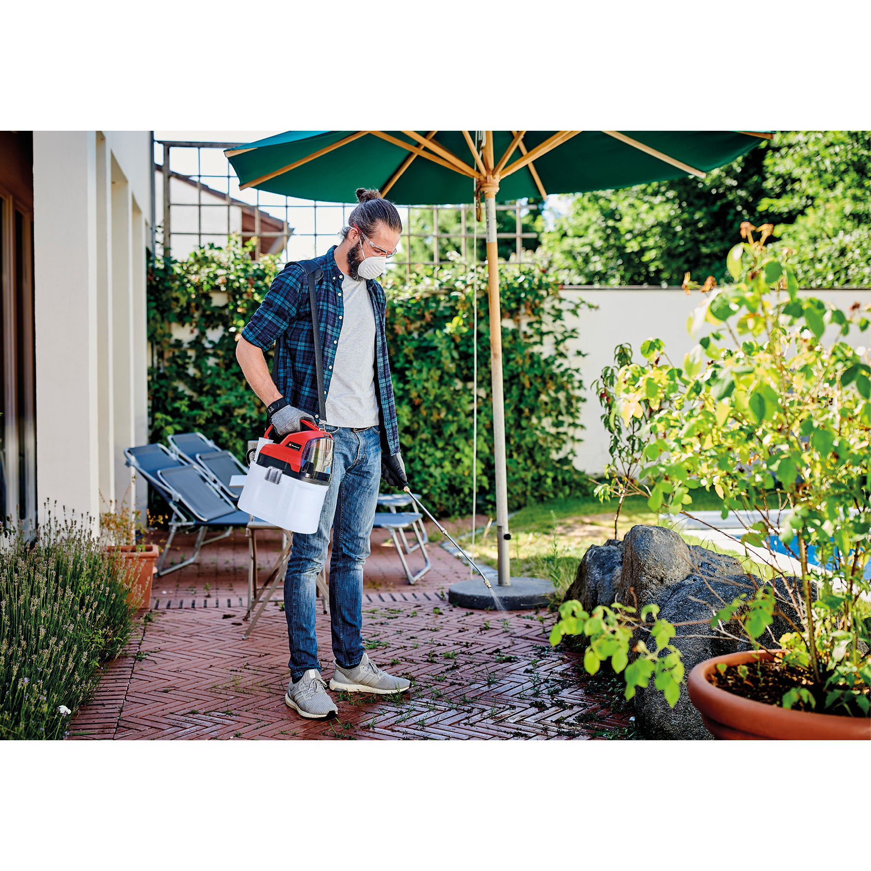 Tryckspruta Einhell Sladdlös GE-WS 18/75 Li-Solo utan Batteri