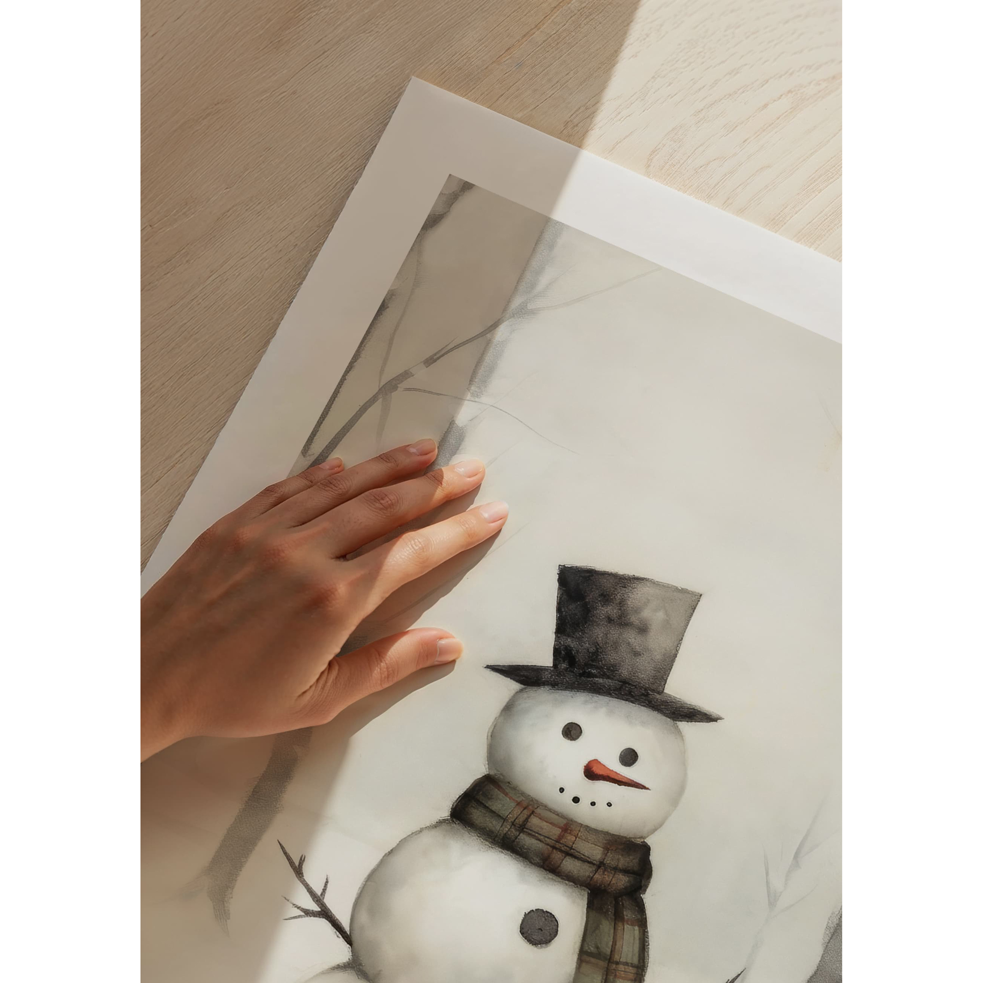 Poster Gallerix Winter Snowman