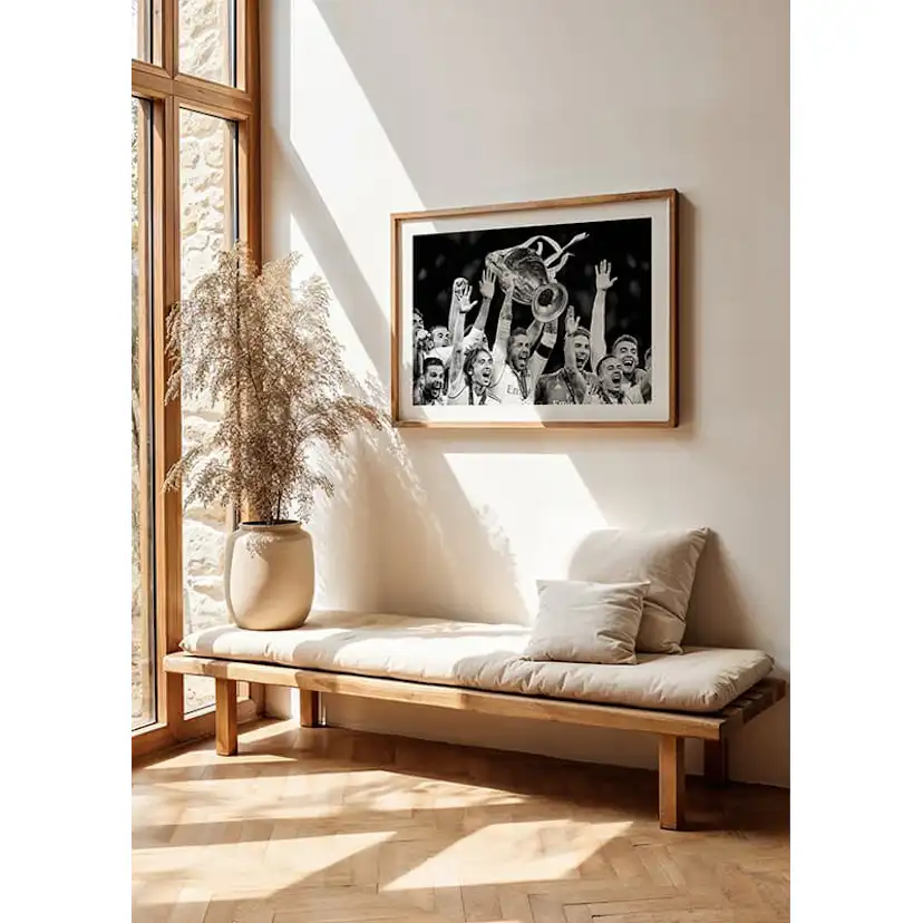 Poster Gallerix Real Madrid Champions League 2018 B&W