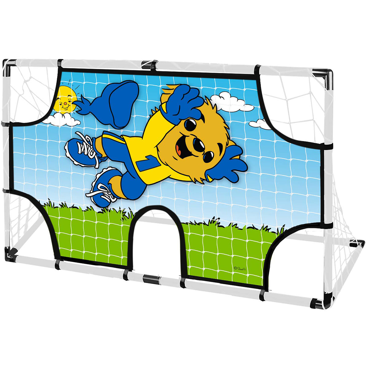 Fotbollsmål SportMe Med Skottduk Bamse