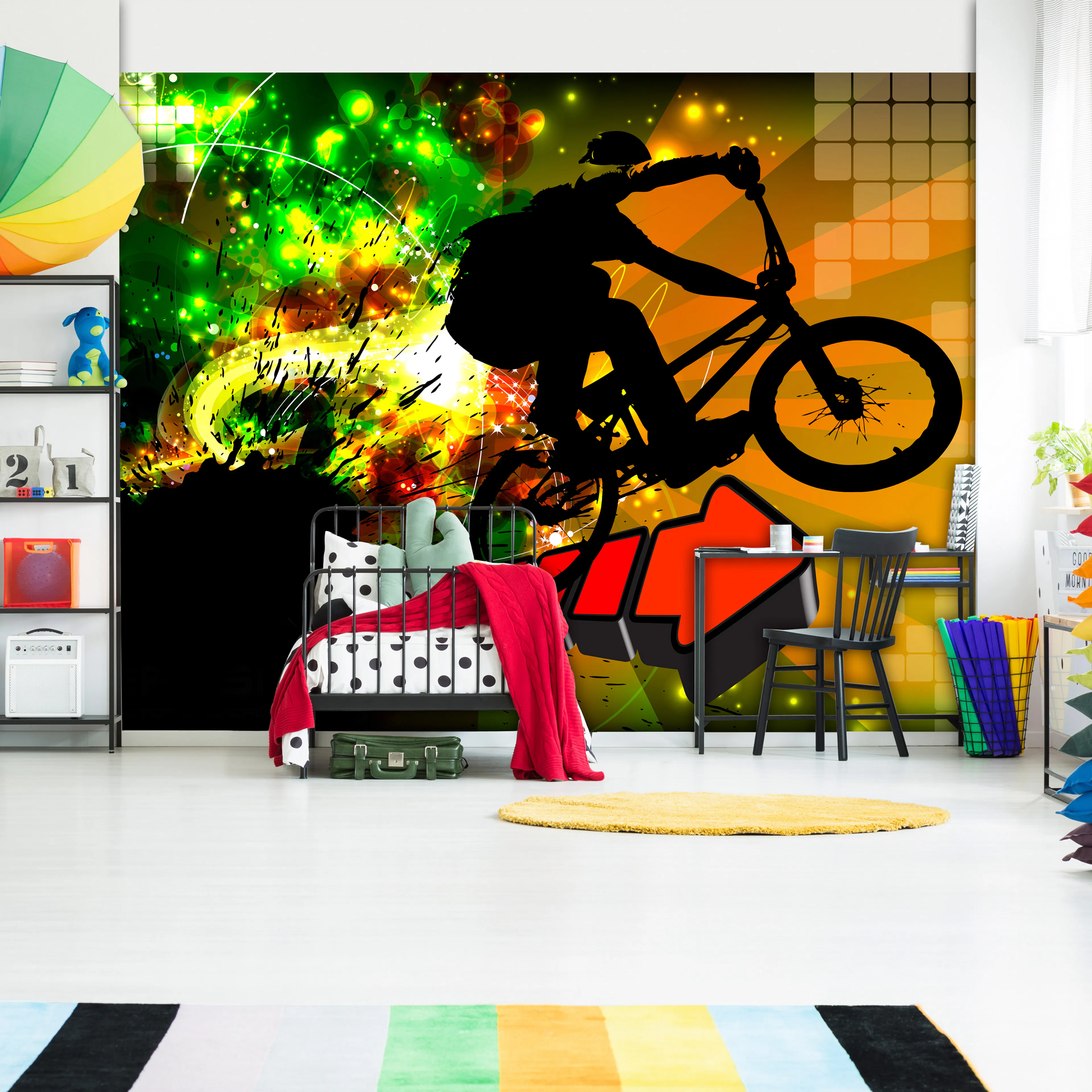 Fototapet Arkiio Bicycle Tricks