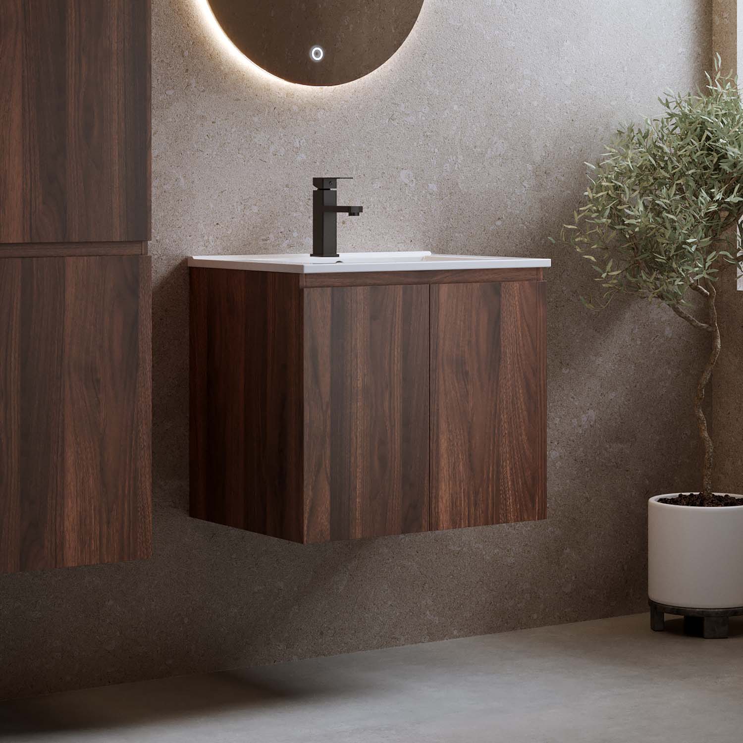 Tvättställsskåp Bathlife Smila med Tvättställ