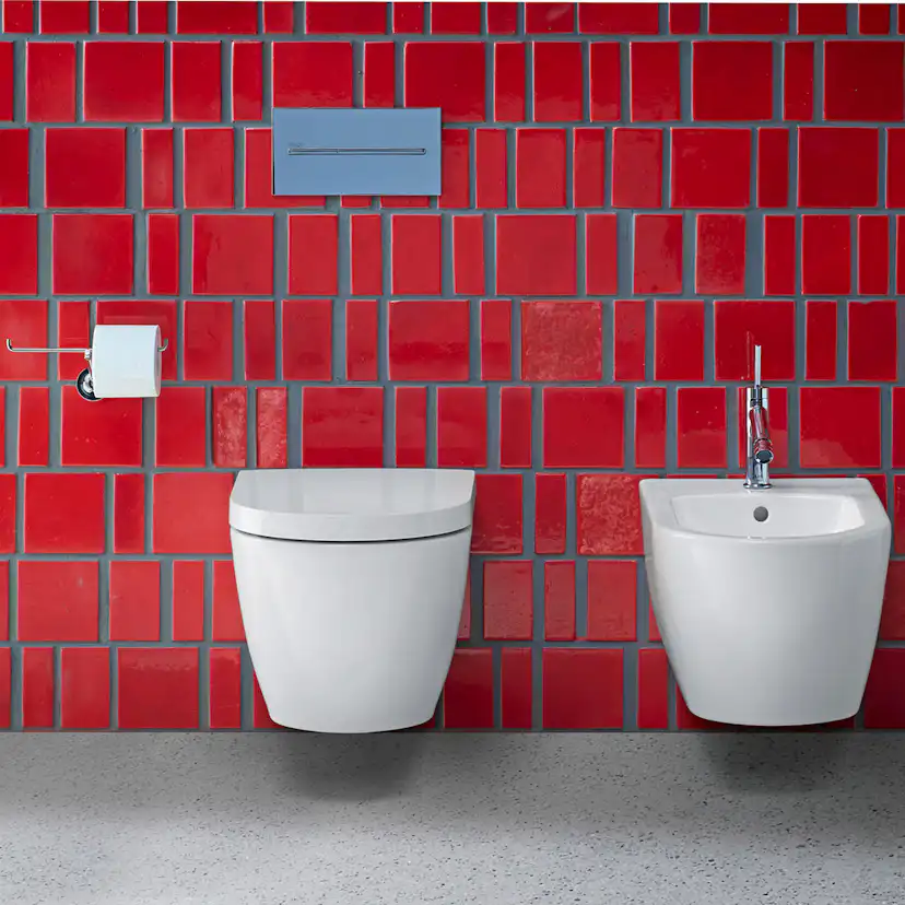 Vägghängd Toalettstol Duravit ME by Starck Rimless 253009 utan Toalettsits