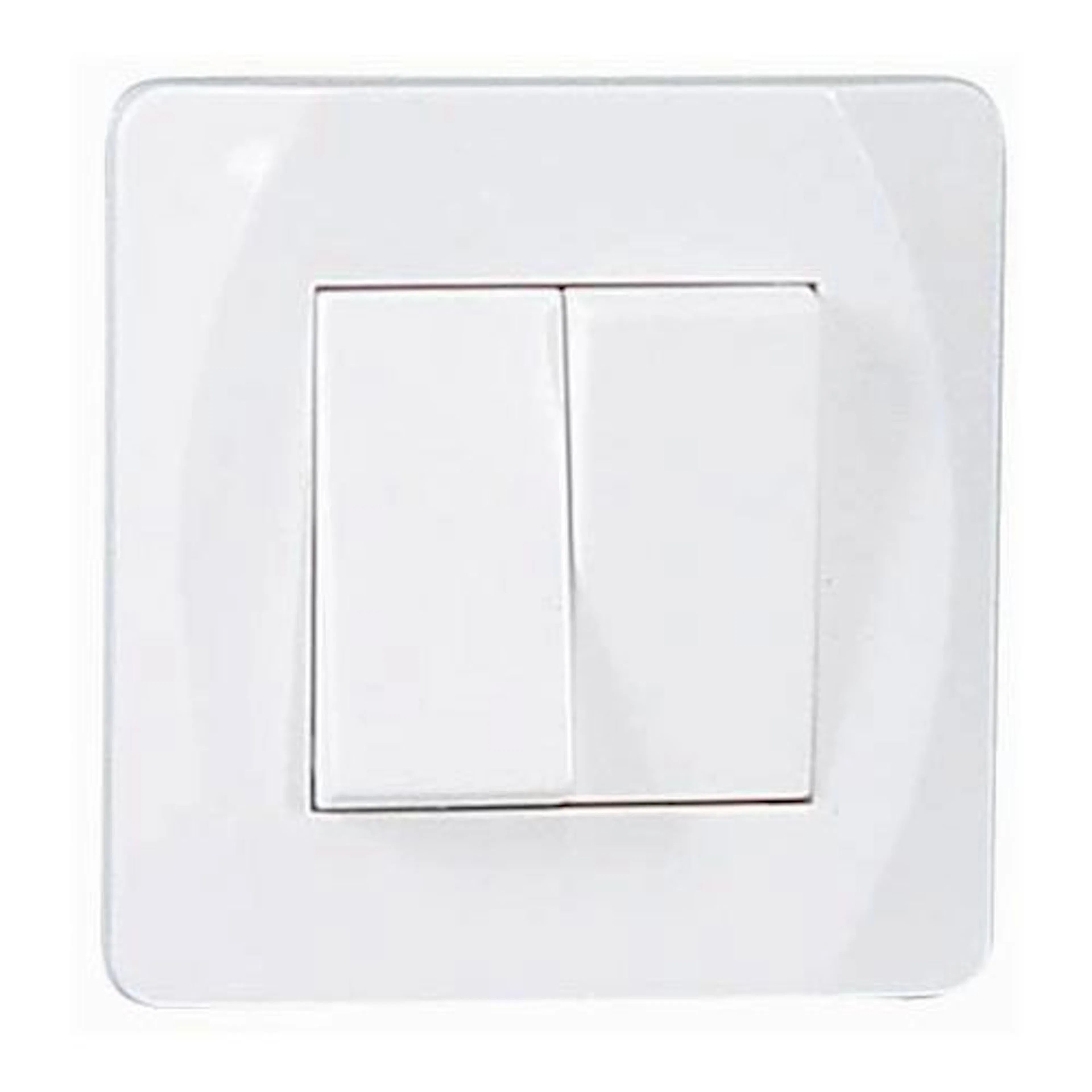 Strömbrytare Malmbergs Nova Infälld Kron Vit