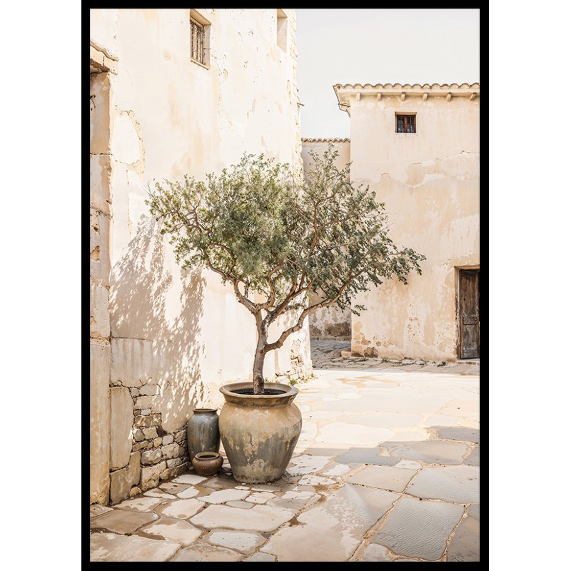 Poster Gallerix Olive Tree Mediterranean Setting No1