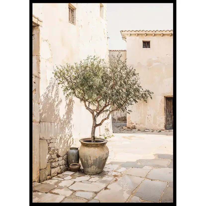 Poster Gallerix Olive Tree Mediterranean Setting No1