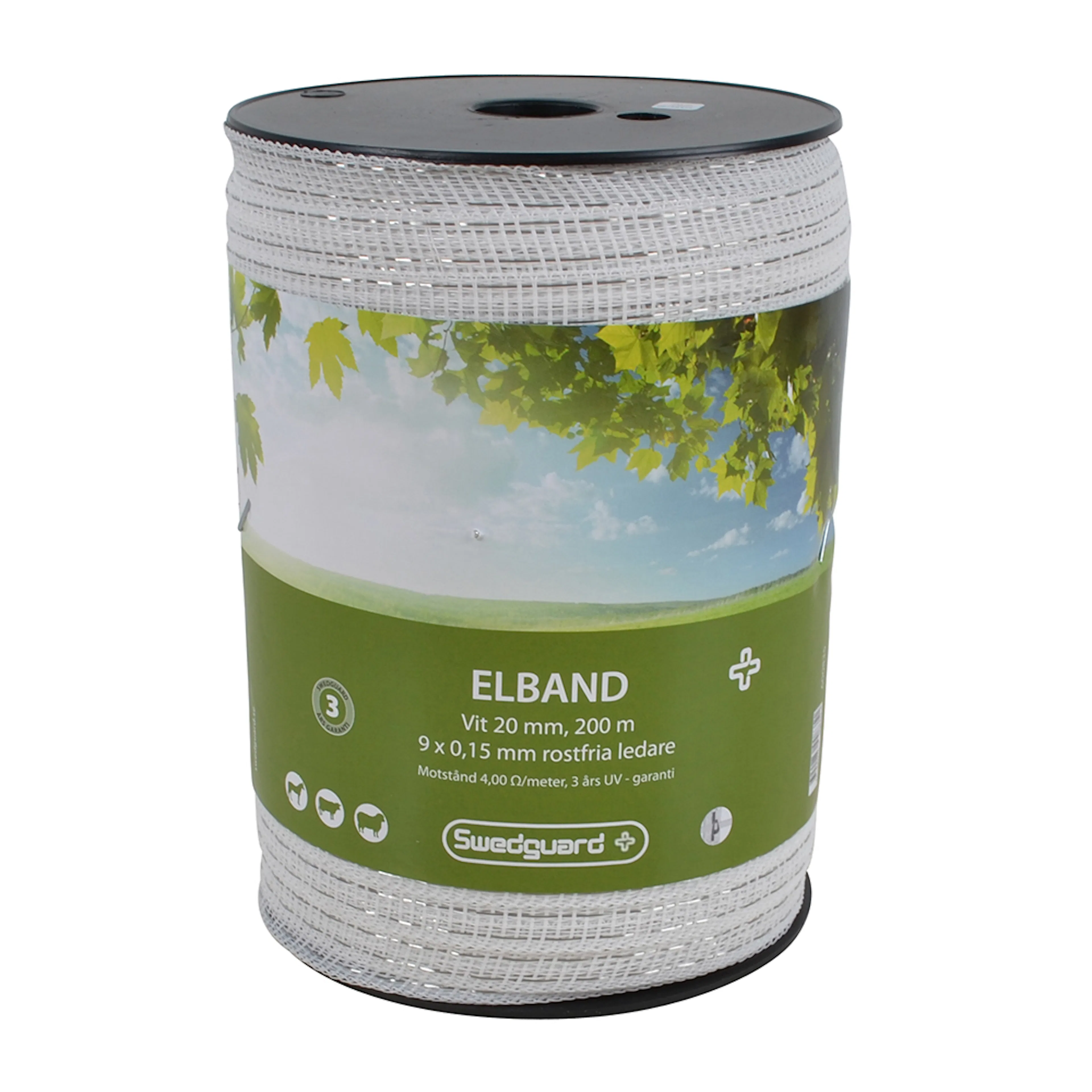 Elband + 20 mm vit 200 m 9x0,15 20 mm, 4 ohm