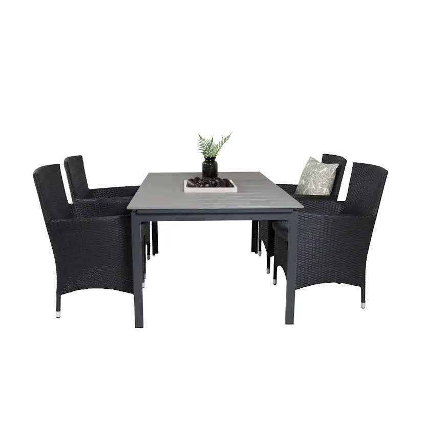 Matgrupp Venture Home Lova 160/240 med 4 Milwa Stolar