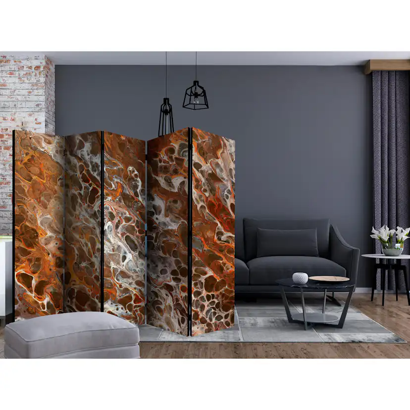 Rumsavdelare Arkiio Brown Craters II 225x172 cm