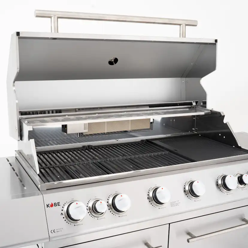 Gasolgrill Kobe 6+1+1 Rostfritt Stål