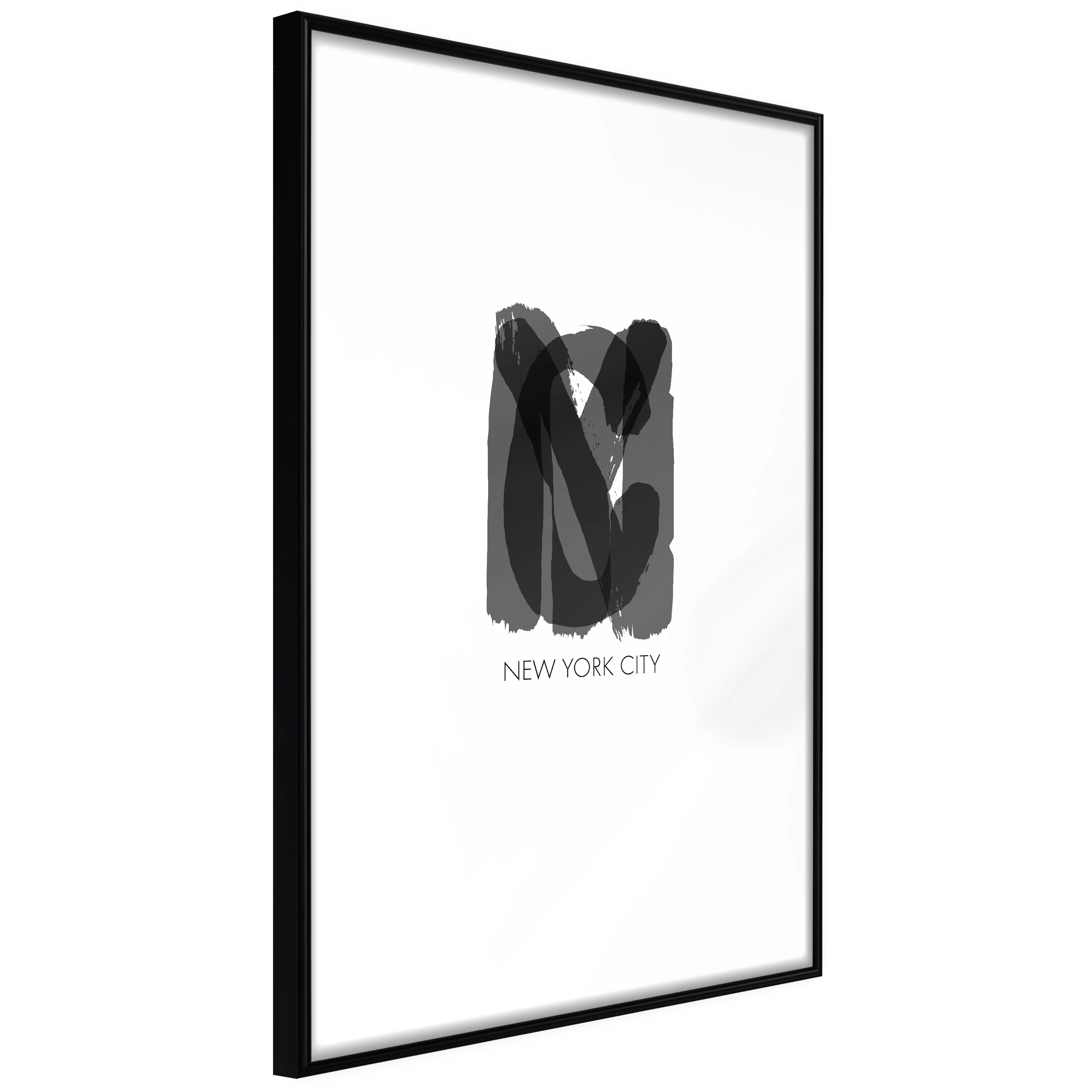 Affisch - New York City [Poster] 40x60 Svart ram, 40x60 cm