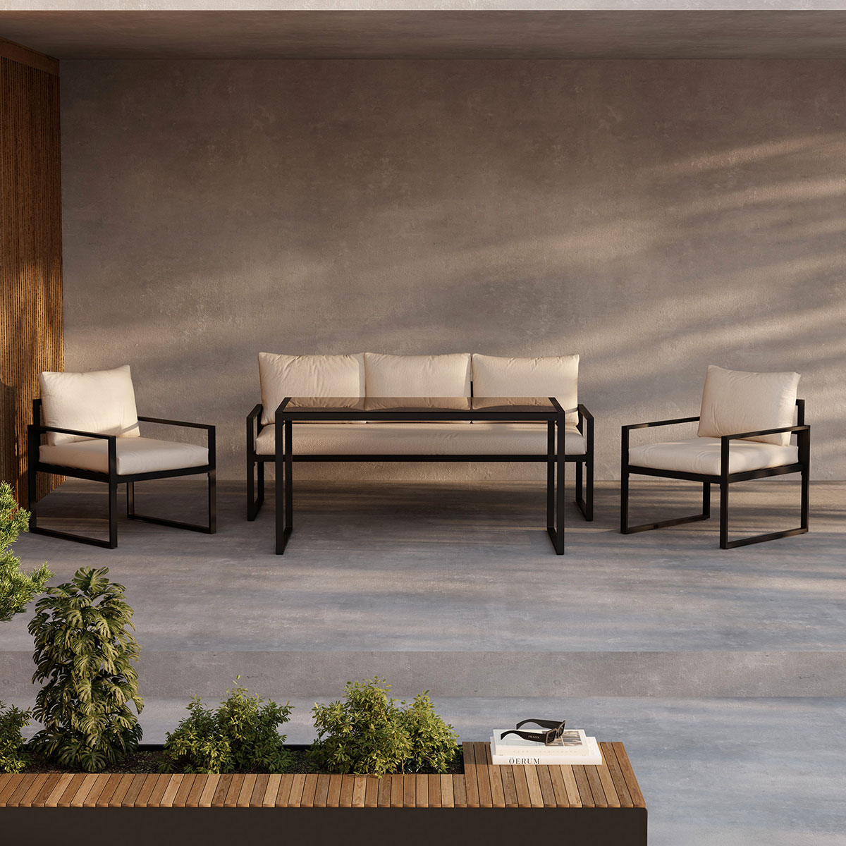 Loungegrupp Venture Home Catania Utomhus