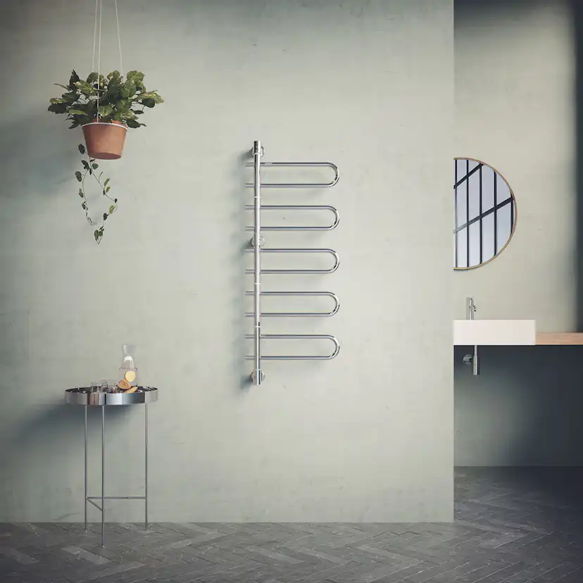 Vaxholm Rostfri El 440x1140 5 Armar BxH: 440x1140 mm