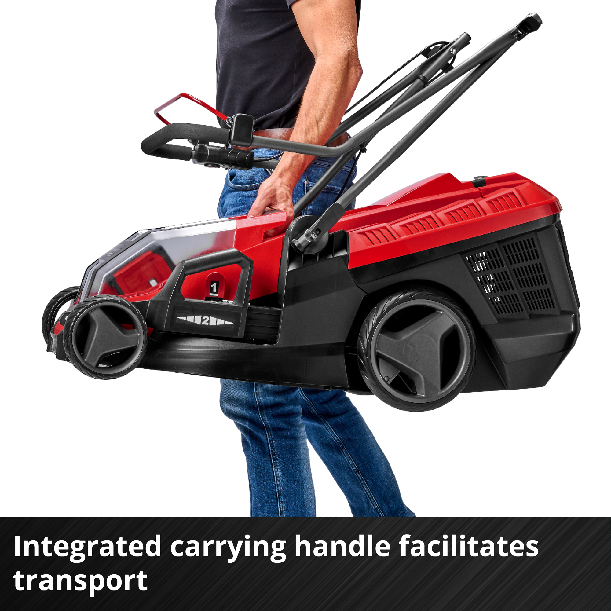 Gräsklippare Einhell Batteridriven GE-CM 36/36 Li 2x4,0Ah med Batteri