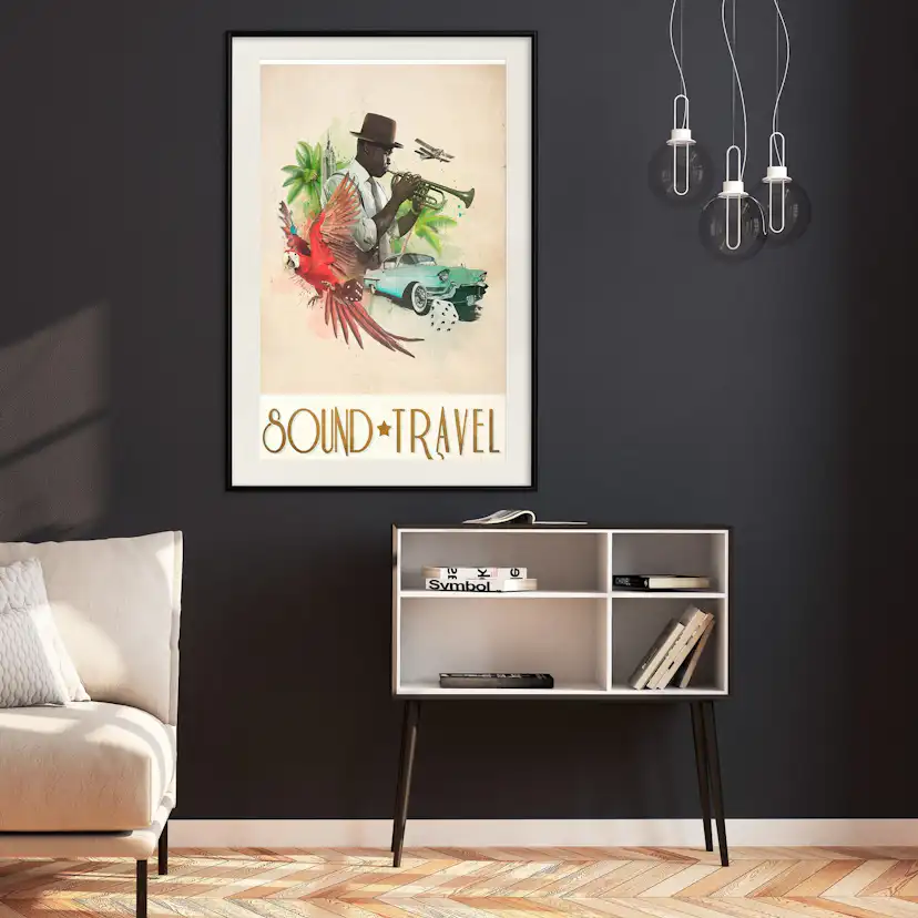 Poster Artgeist Affisch Sound Travel