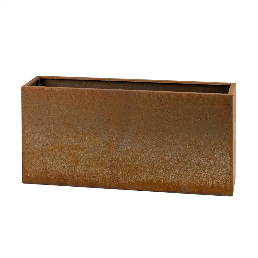 Blomkruka Recal Cortenstål Ytterkruka 120x30x60 cm, Utomhus