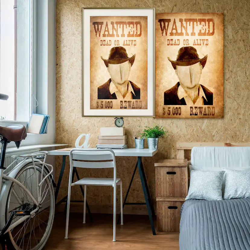 Poster Artgeist Affisch Wanted