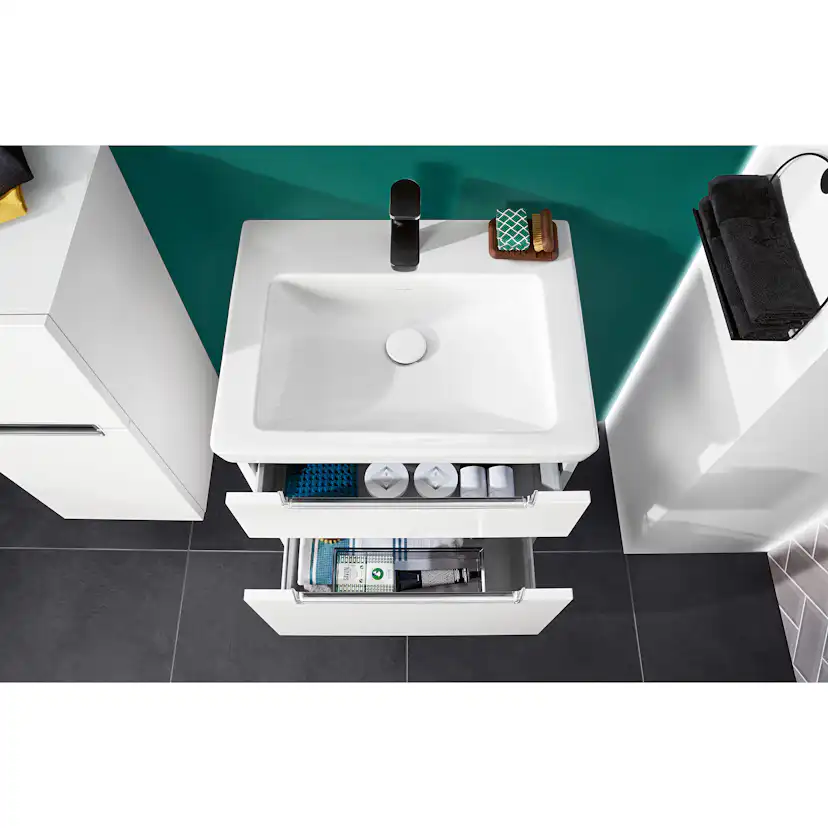 Tvättställsskåp Villeroy & Boch Subway 2.0 med 2 Lådor