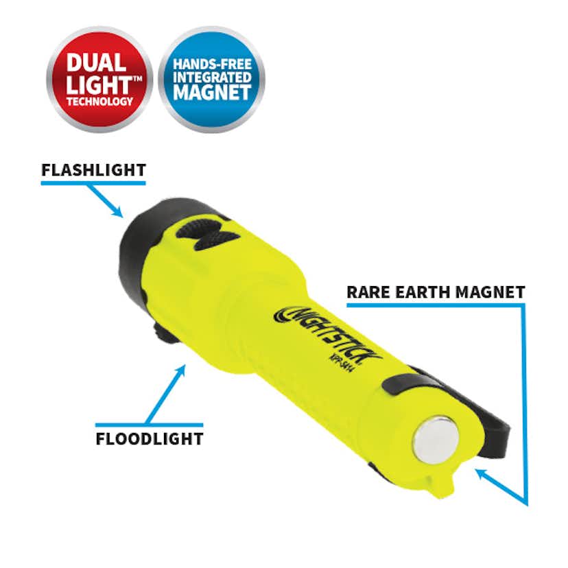 Hjälmlampa Nightstick XPP-5414GX-K01 Intrant ATEX Med Hjälmbeslag & Magnet