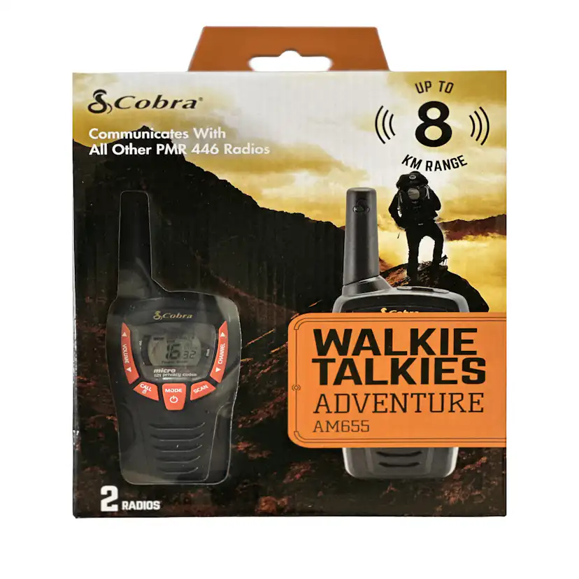 Walkie Talkie Cobra Marine AM655 PMR Twin Pack