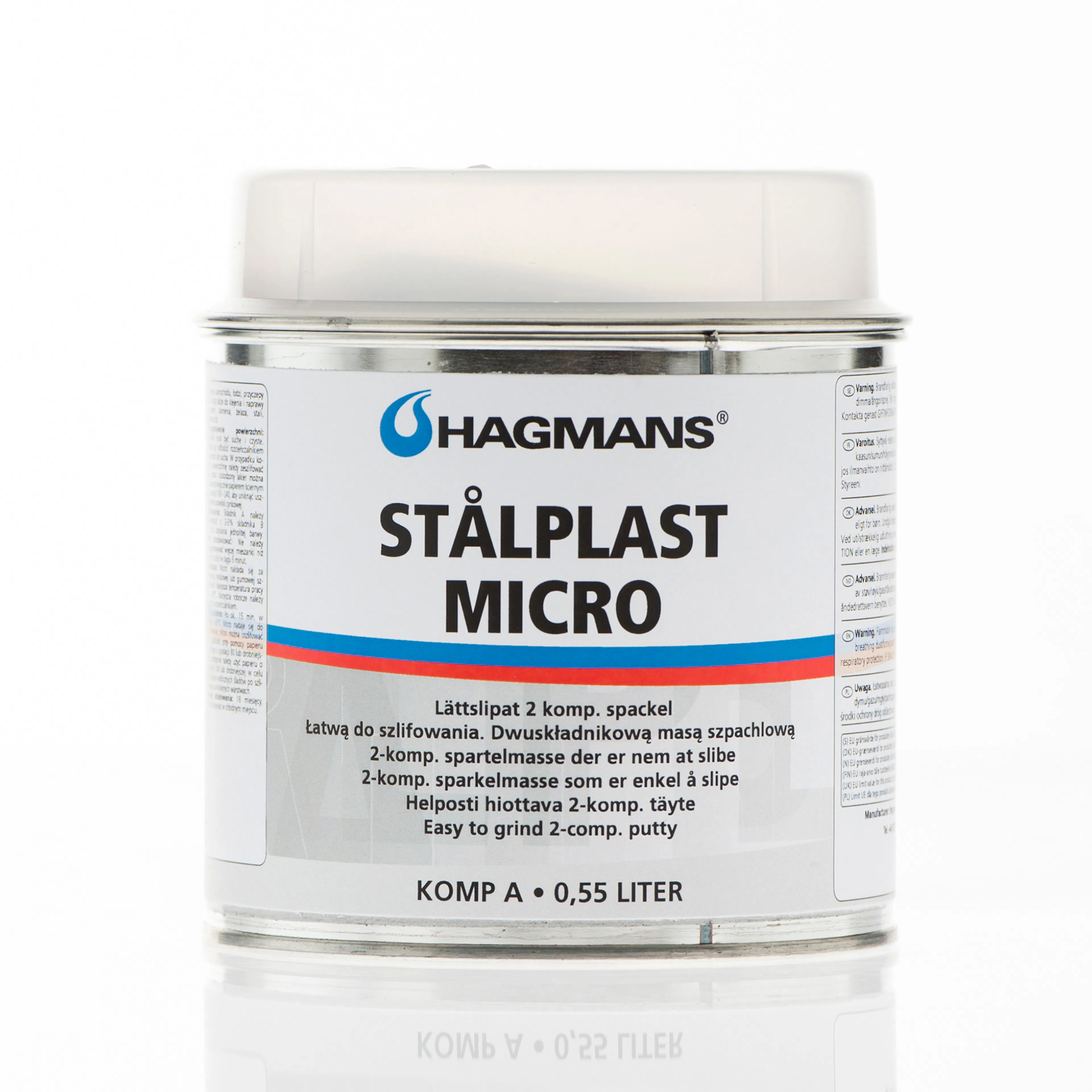 Spackel Hagmans Stålplast Micro