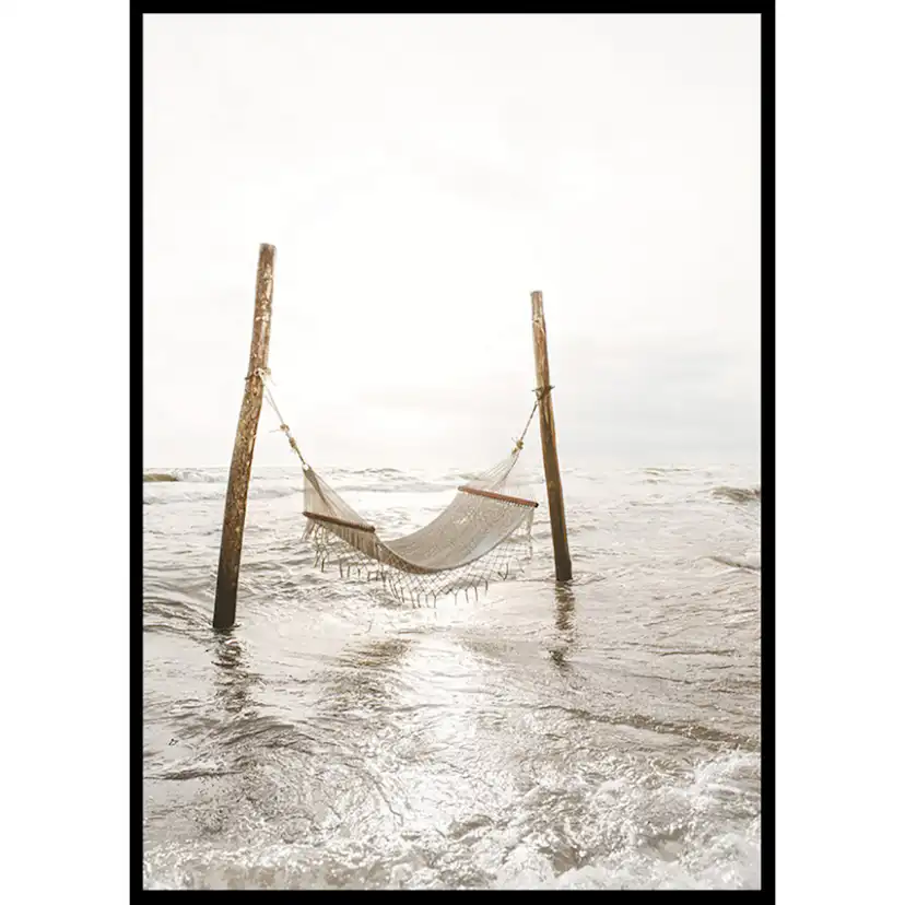 Poster Gallerix Tropical Beach Hammock