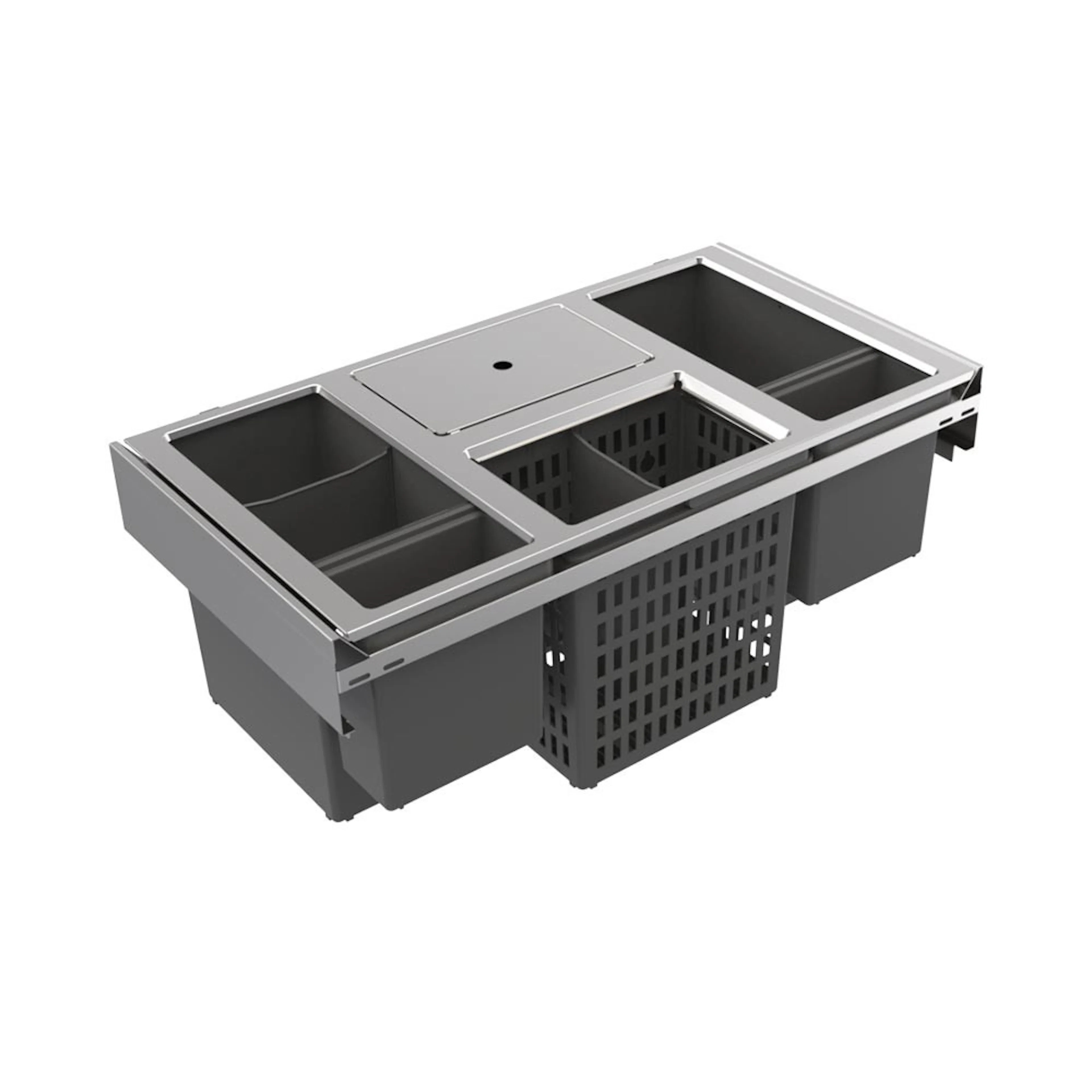 Källsorteringskärhållare Beslag Design Hide 800 Hero