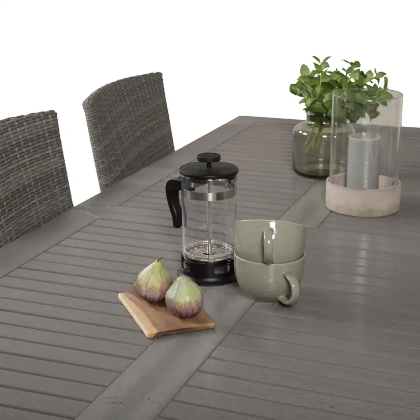 Matgrupp Venture Home Aleyna 224/324 med 6 Milwa Stolar