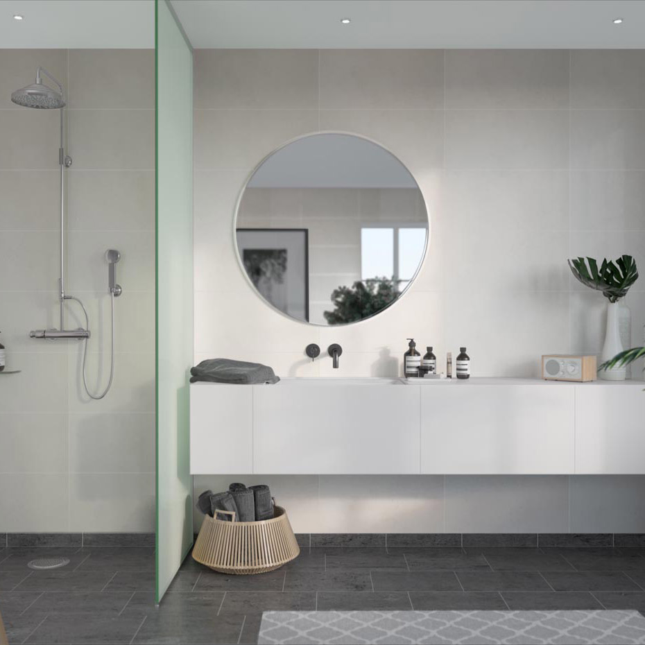 Våtrumsskiva Fibo Grey Cement 2145-M6030S