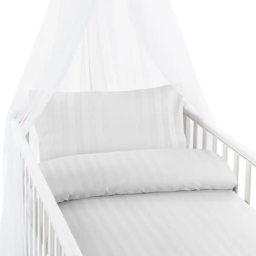 Påslakanset Spjälsäng Borganäs of Sweden Satin
