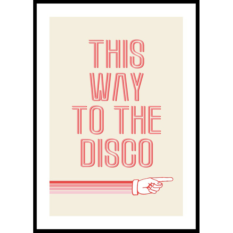 Poster Gallerix This Way To The Disco