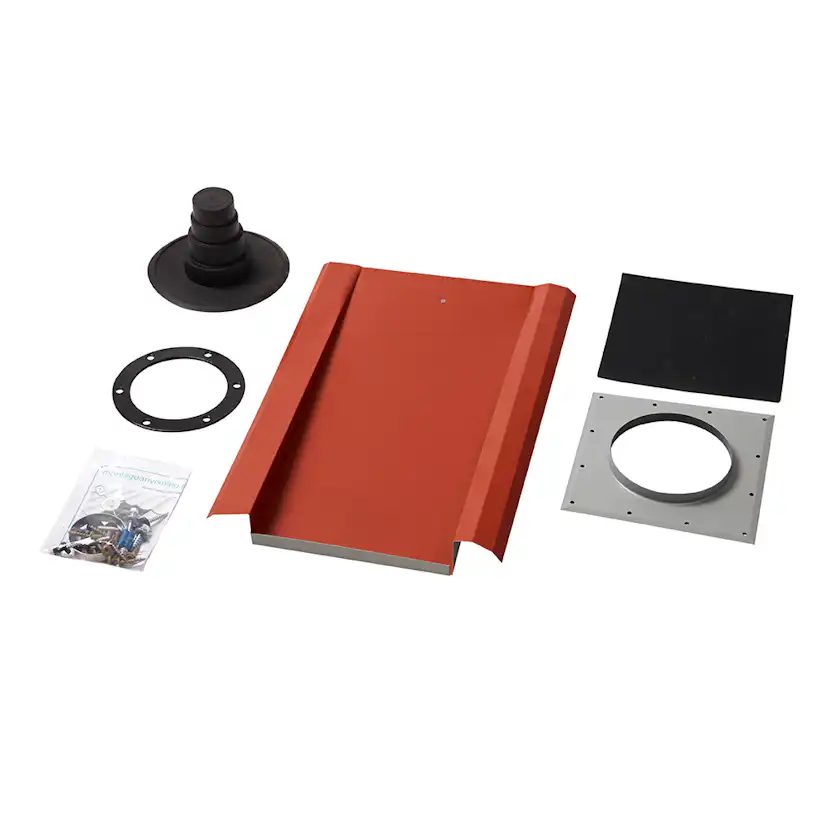 Genomföringspanna Monier Vittinge T11 Plåt Tegelröd