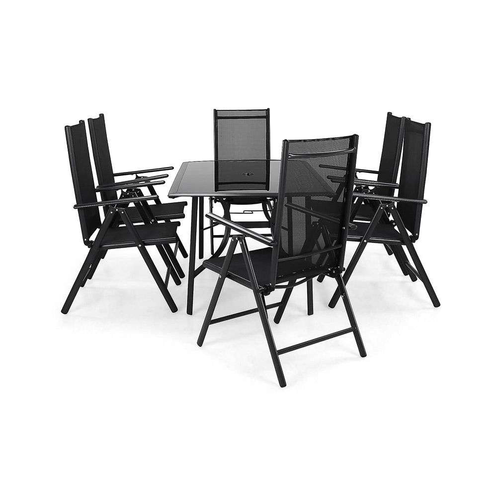 Matgrupp Utomhus Comfort Garden Primavera 150x90 med 6 PositionsTrädgårdsstolar