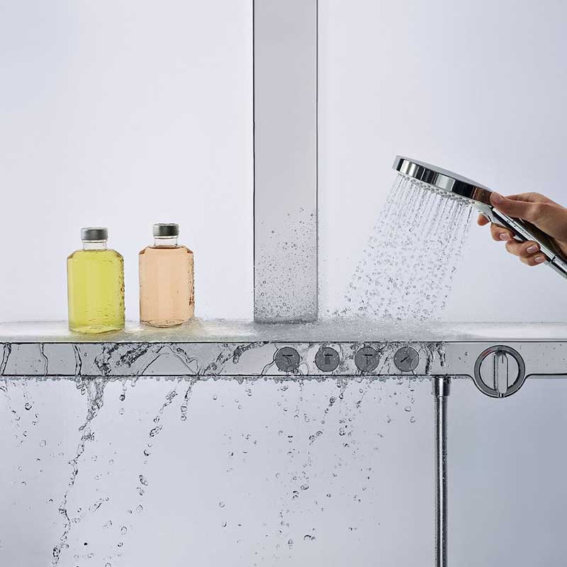Takduschset Hansgrohe Rainmaker Select 460 3jet Showerpipe 4 funktioner