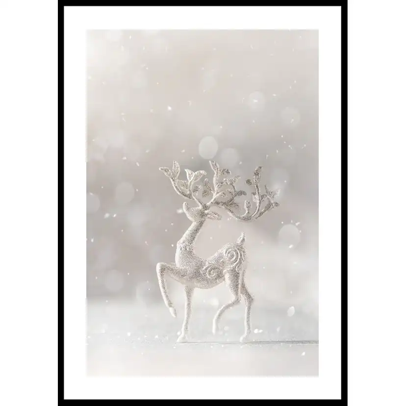 Poster Gallerix Winter Deer Decoration