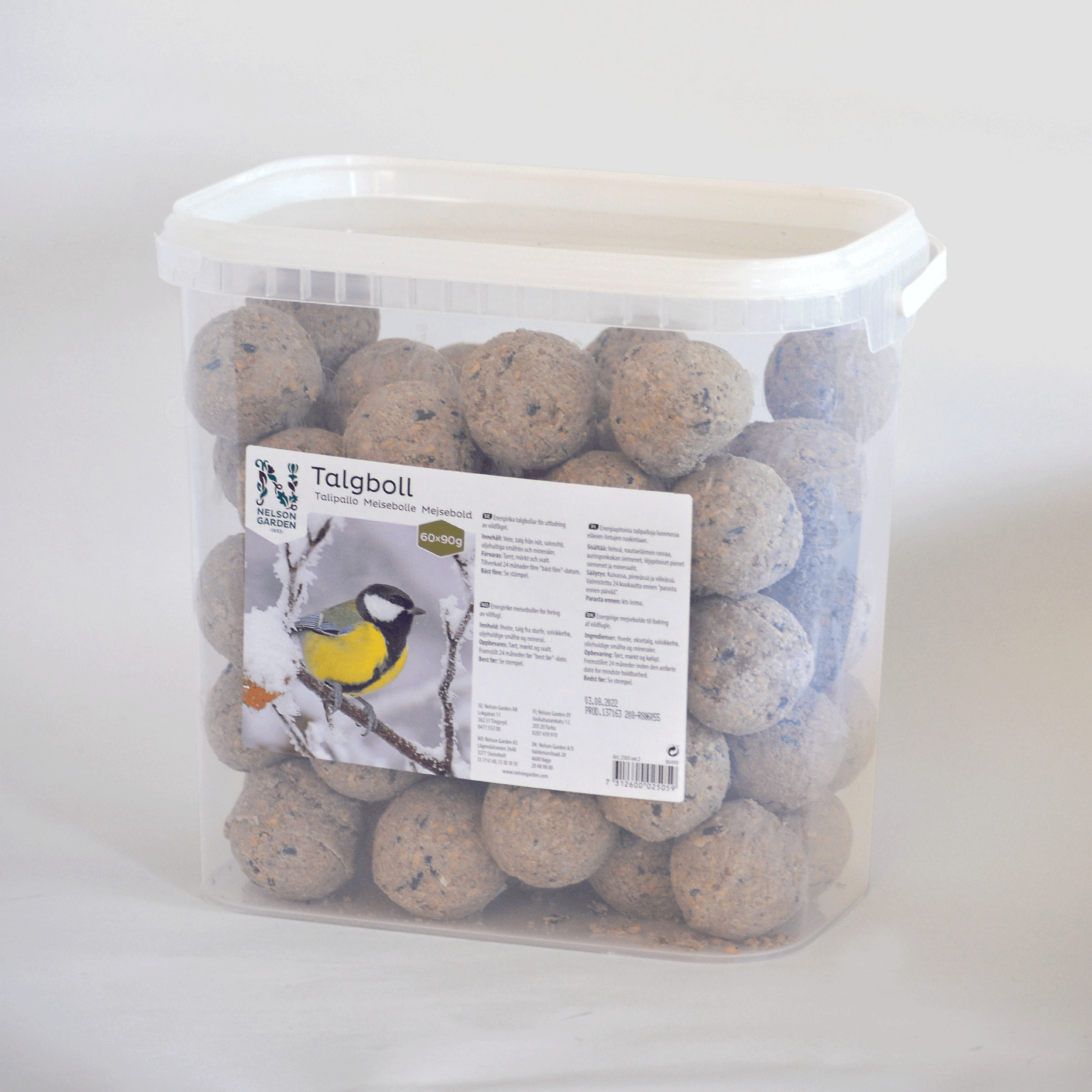 Fågelmat Nelson Garden Talgboll 90 g