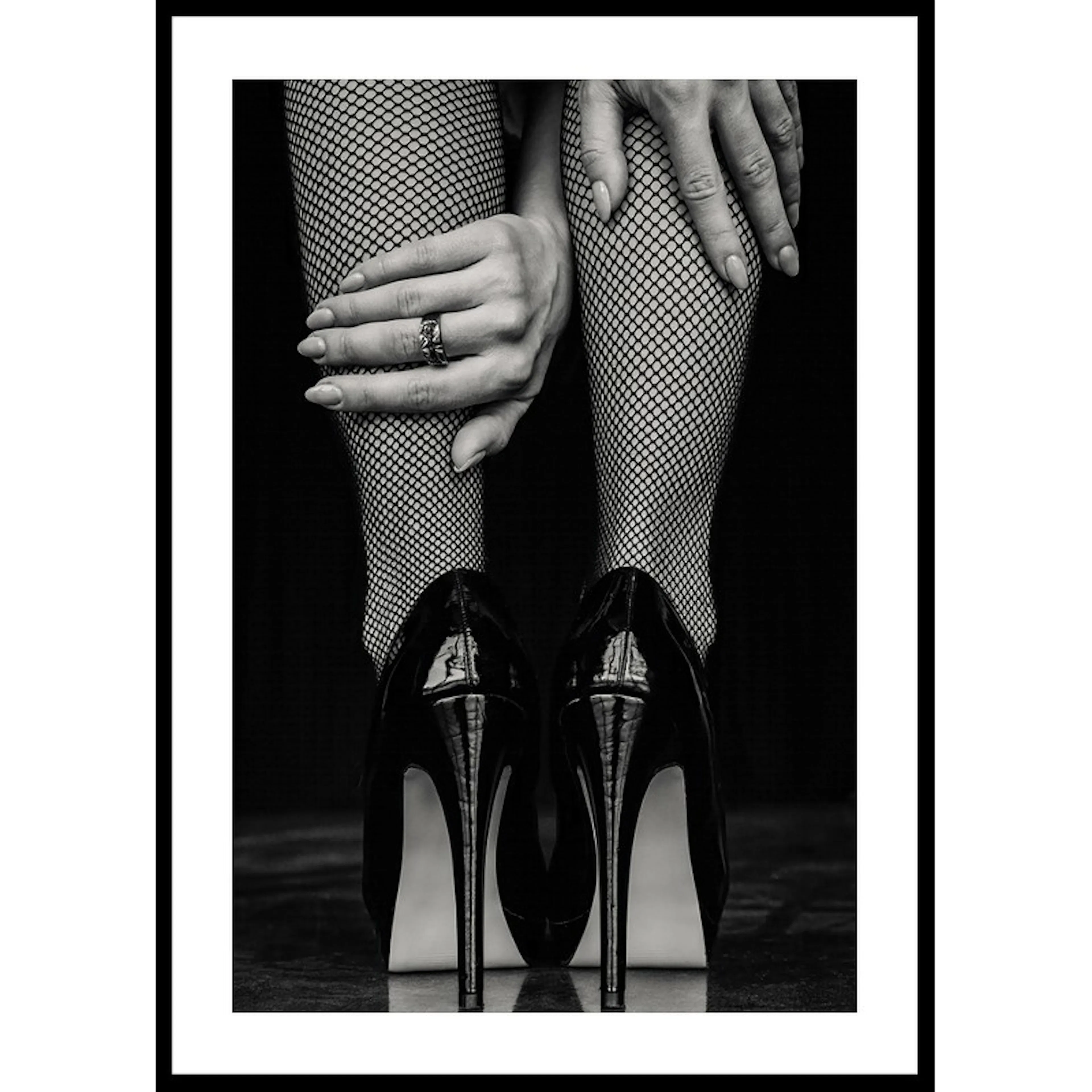 Poster Gallerix High Heels Fishnet Stockings
