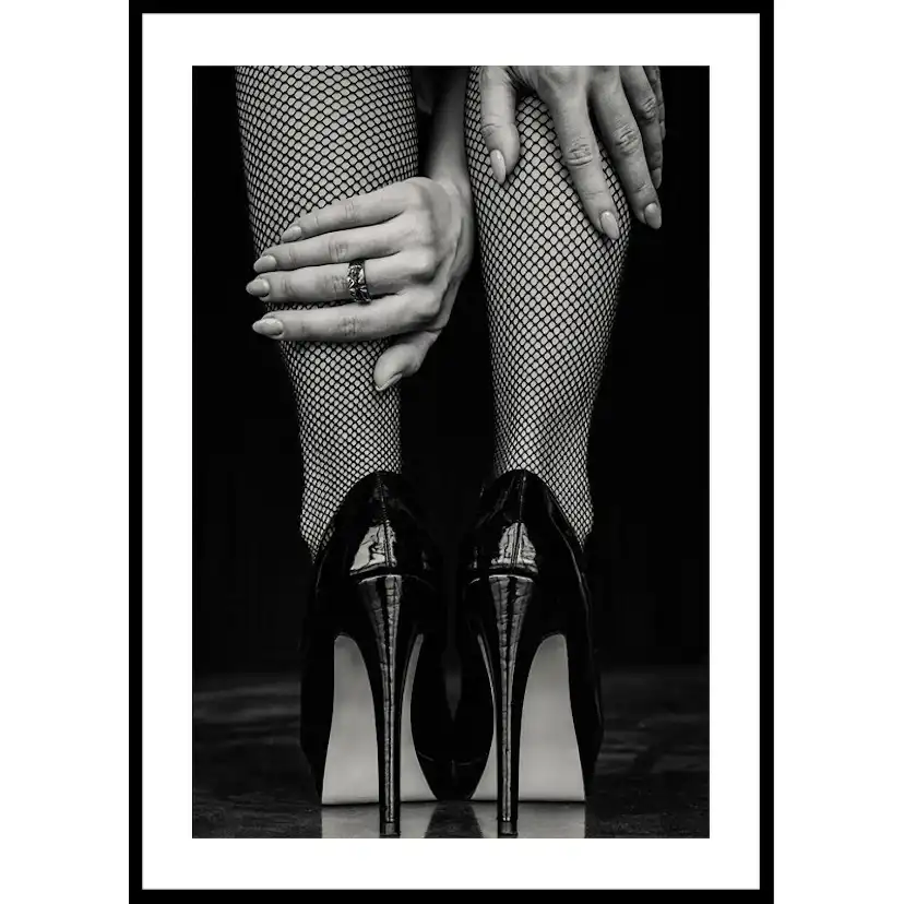 Poster Gallerix High Heels Fishnet Stockings