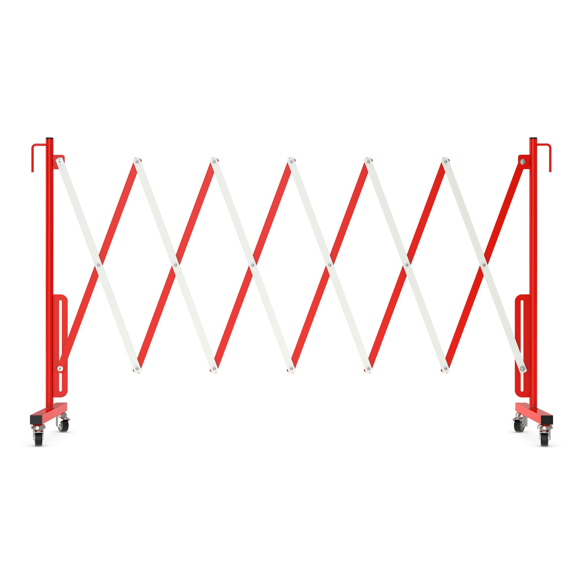 Avgränsare R&R Solutions Expanderbar Mobil Röd/Vit