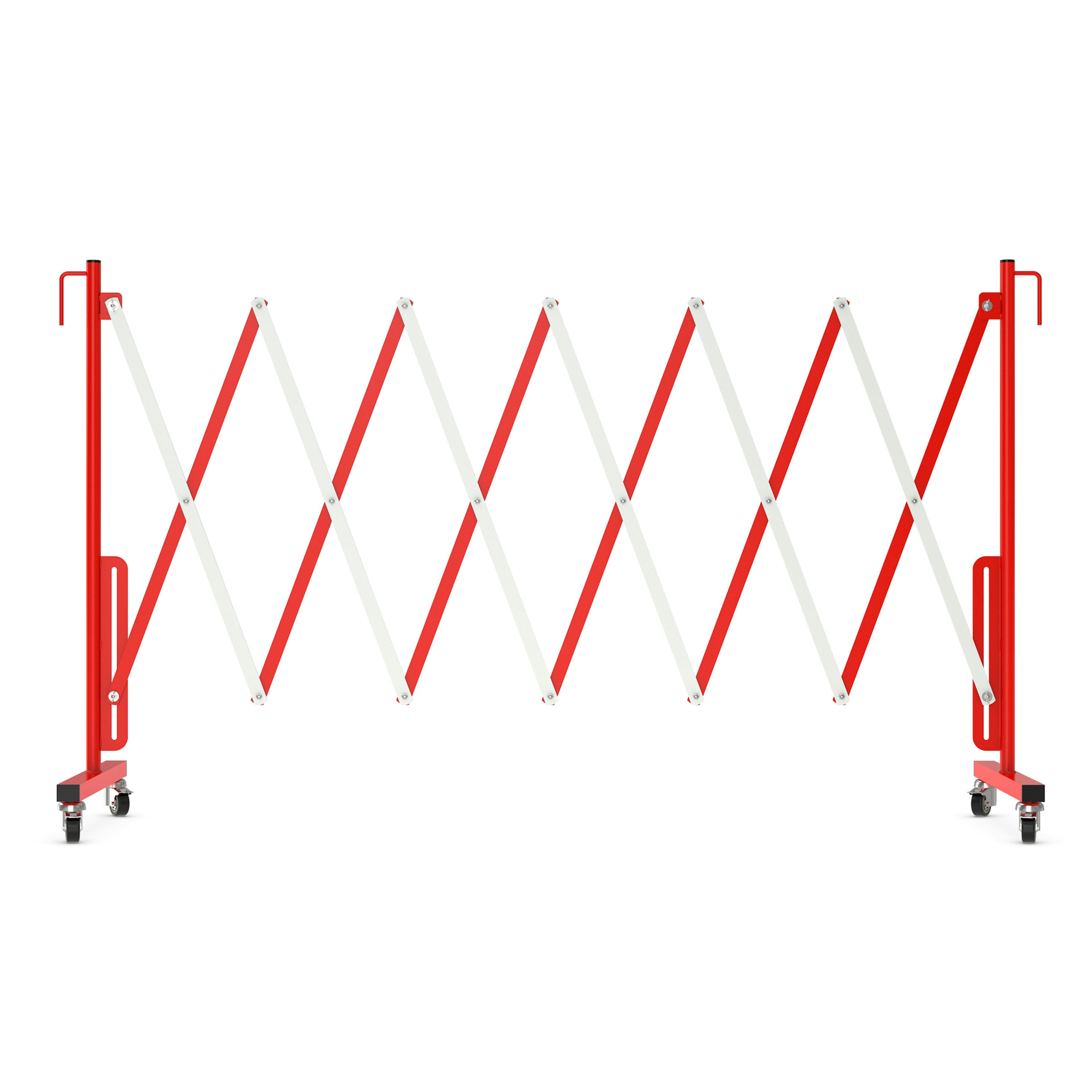 Avgränsare R&R Solutions Expanderbar Mobil Röd/Vit