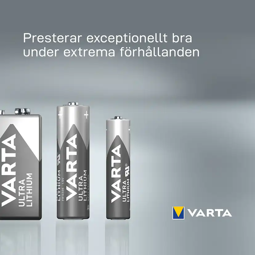 Batteri VARTA Ultra Litium 9V 1-Pack