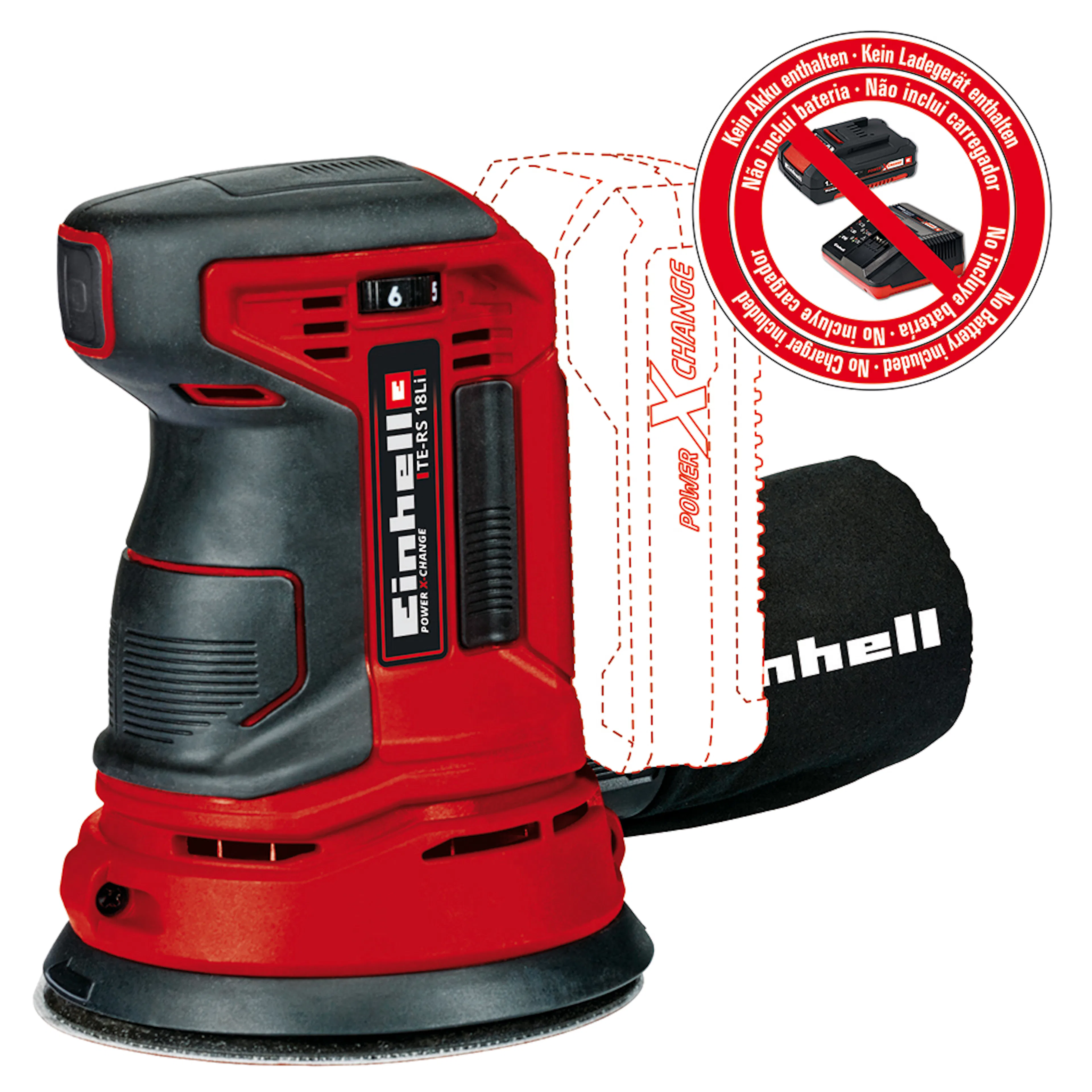Excenterslip Einhell TE-RS 18 Li-Solo