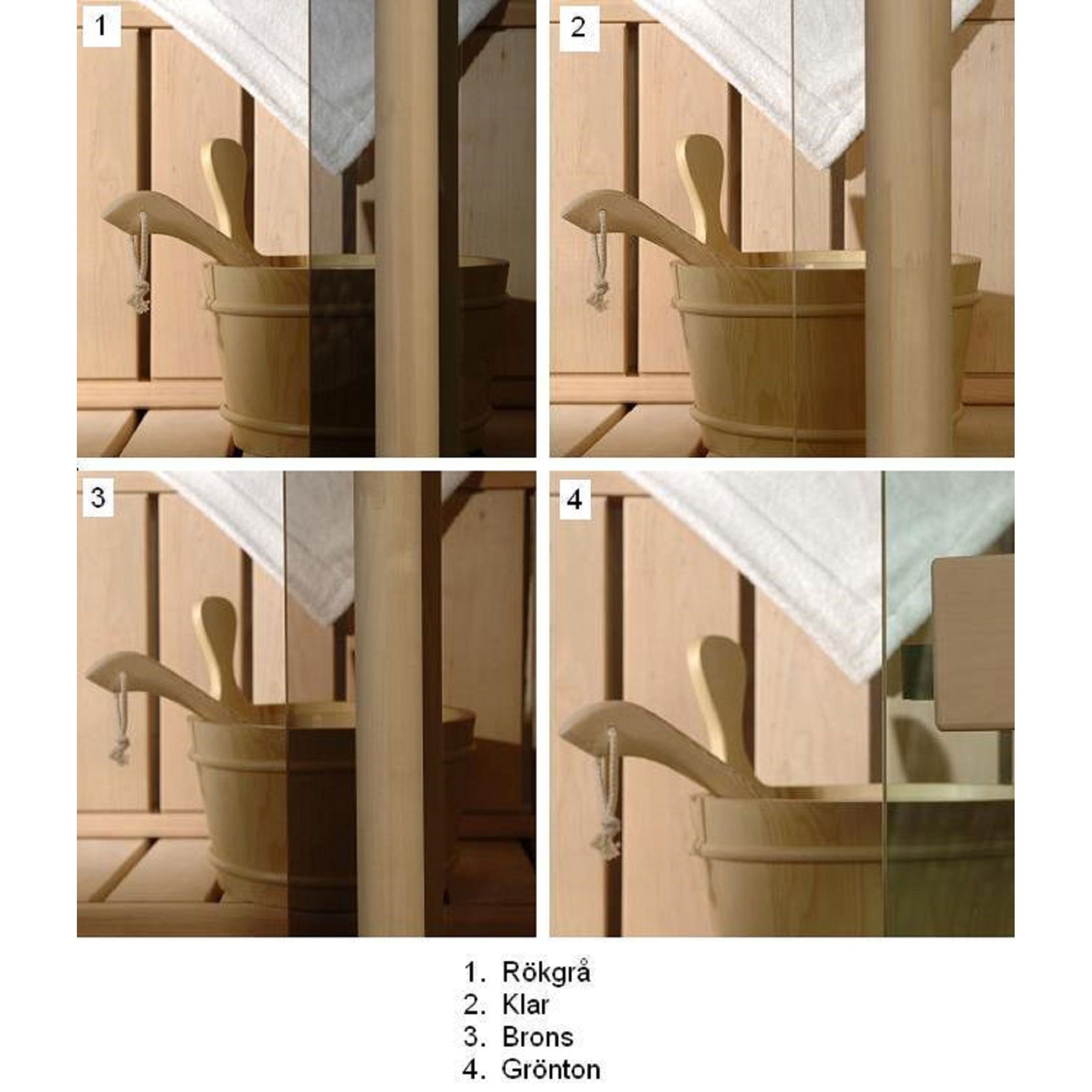 Bastudörr Sauna Sweden Classic Furu 6x19 cm