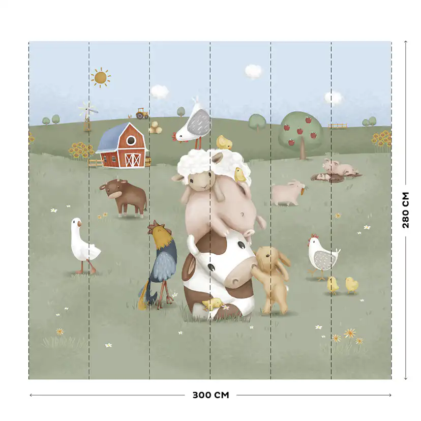 Fototapet Little Dutch Fototapet Little Farm